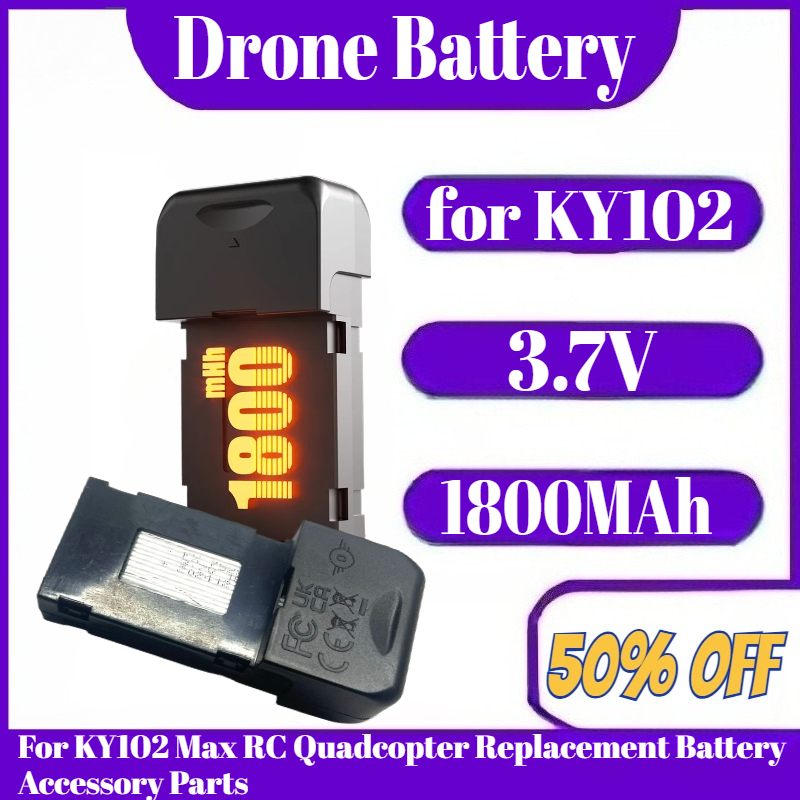 Drone Ky102 Rc - Batterie de Drone KY102, 3.7V, 1800MAh,