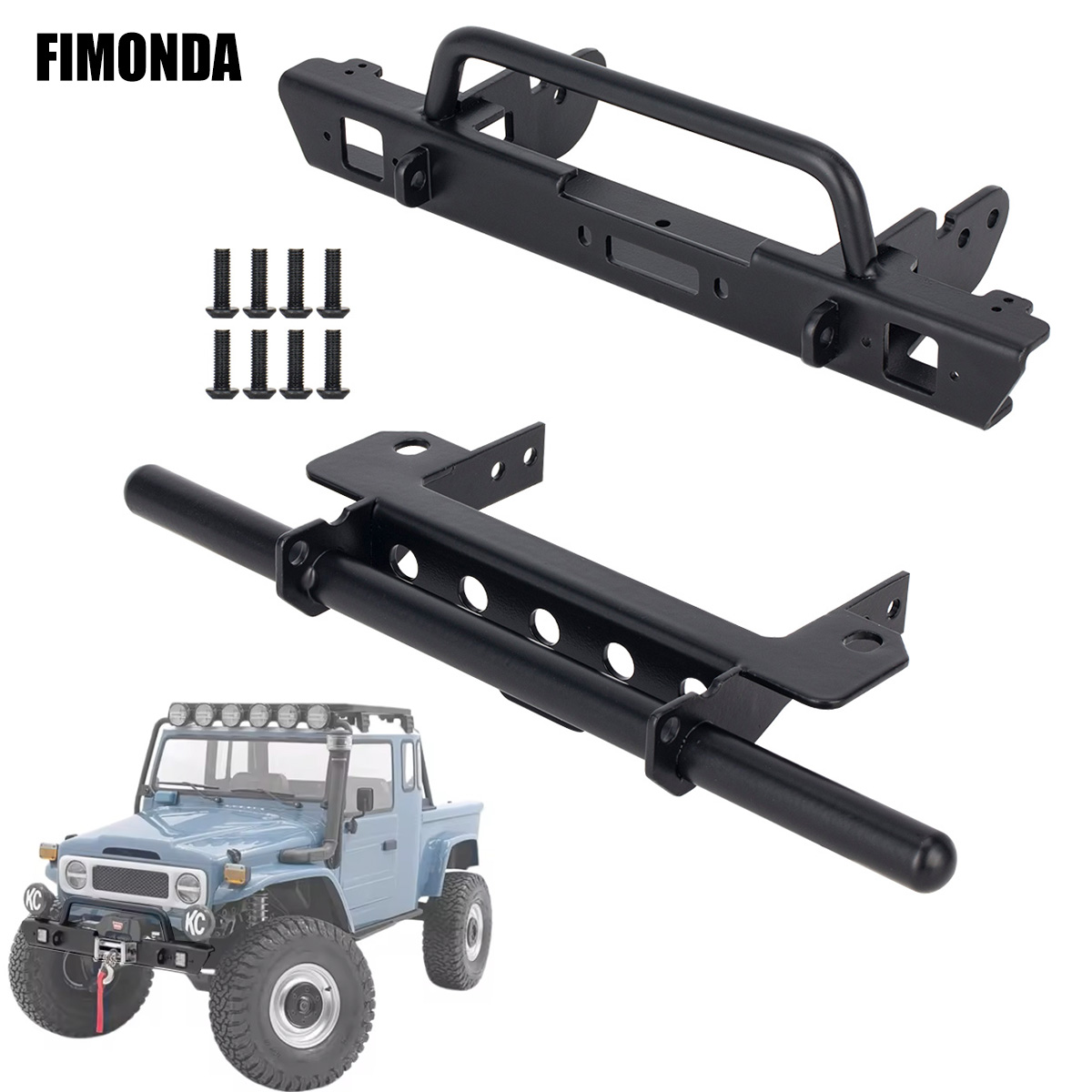Rc Rock Crawler - Pare-chocs avant en métal pour camion