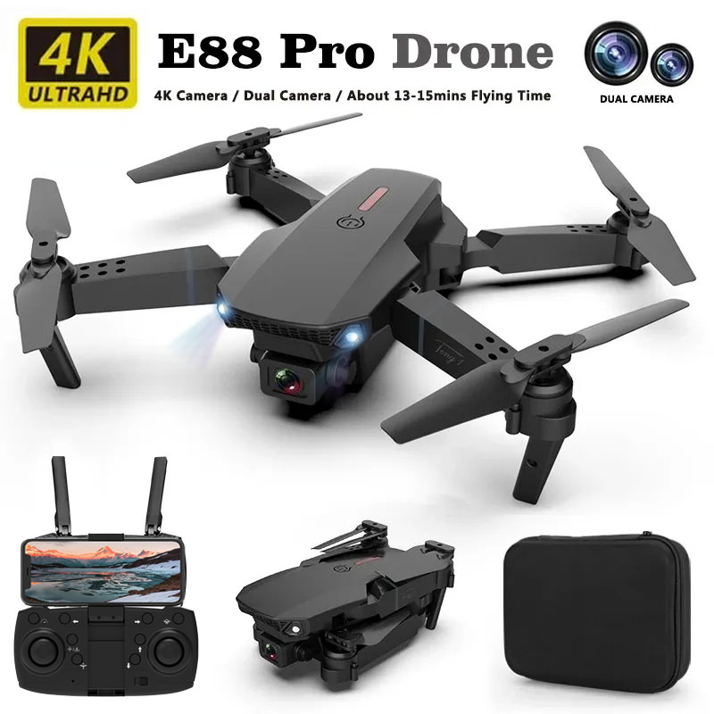 Drone Rc Enfant - E88pro Drone professionnel Dron flux optique