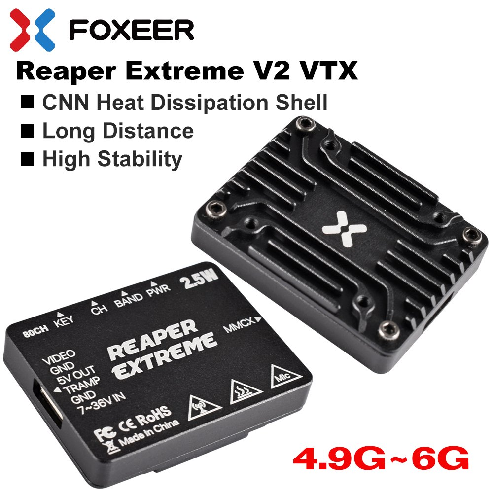 Drone Reaper Rc - Émetteur vidéo FPV Foxeer 4.9-6G Reaper