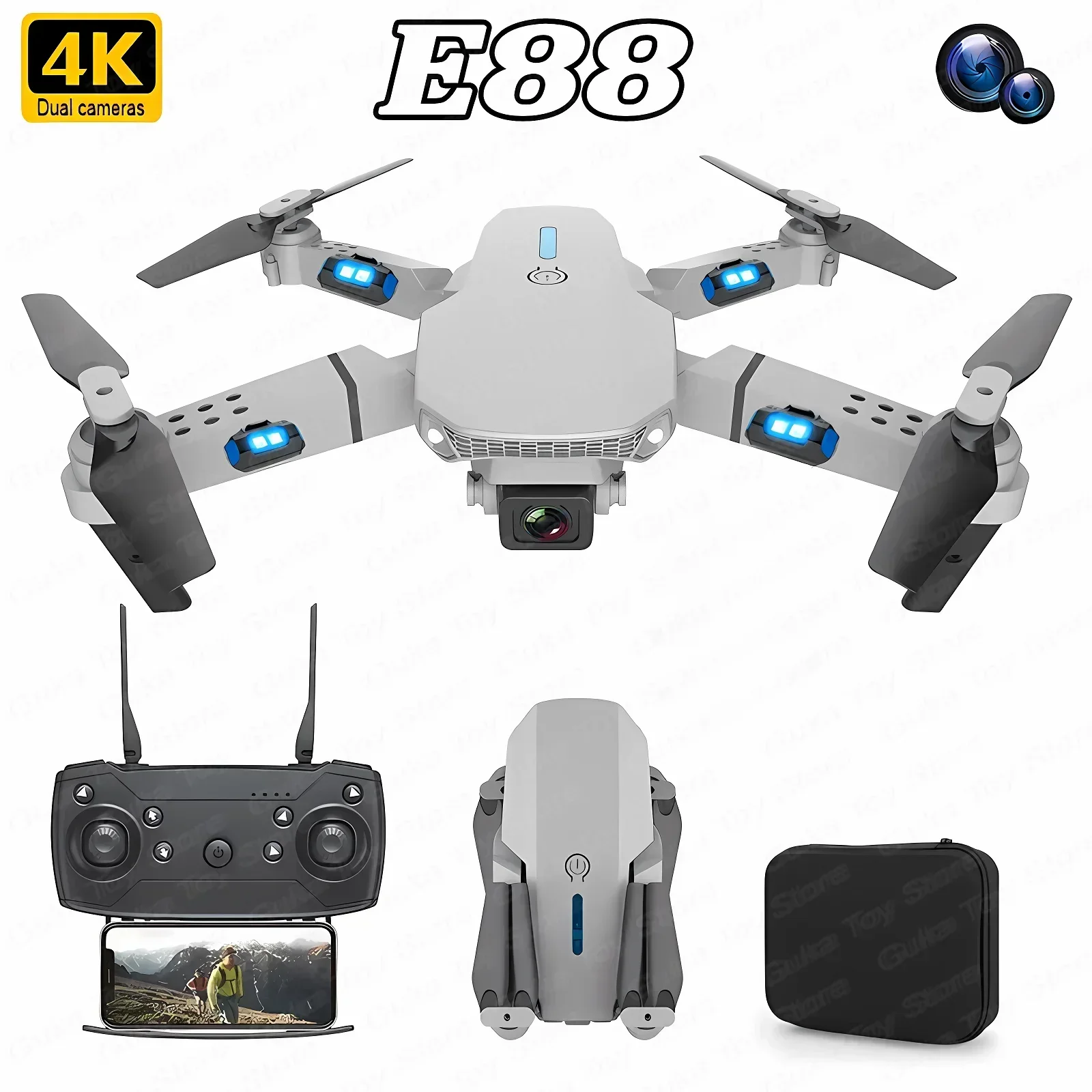 Drone App Rc Fpv - Drone E88 Pro WIFI FPV Grand