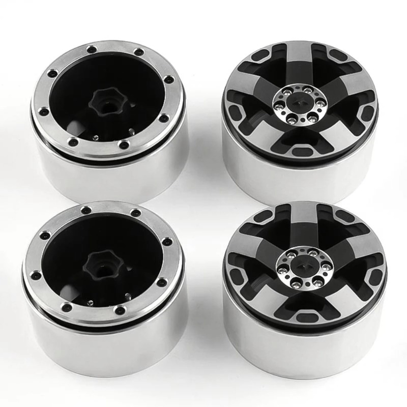Rc Rock Crawler - Jantes en aluminium 2,2 pouces avec