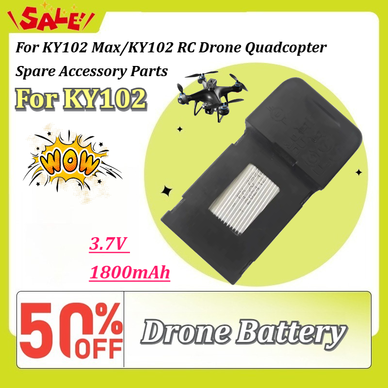 Drone Ky102 Rc - Nouvelle batterie de remplacement au lithium