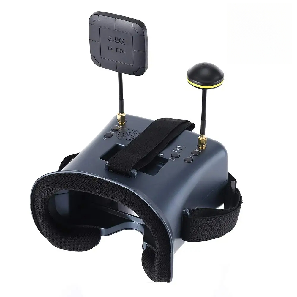 Fpv Goggles Headset - 5.8G 40CH 4.3 pouces 800*480 casque