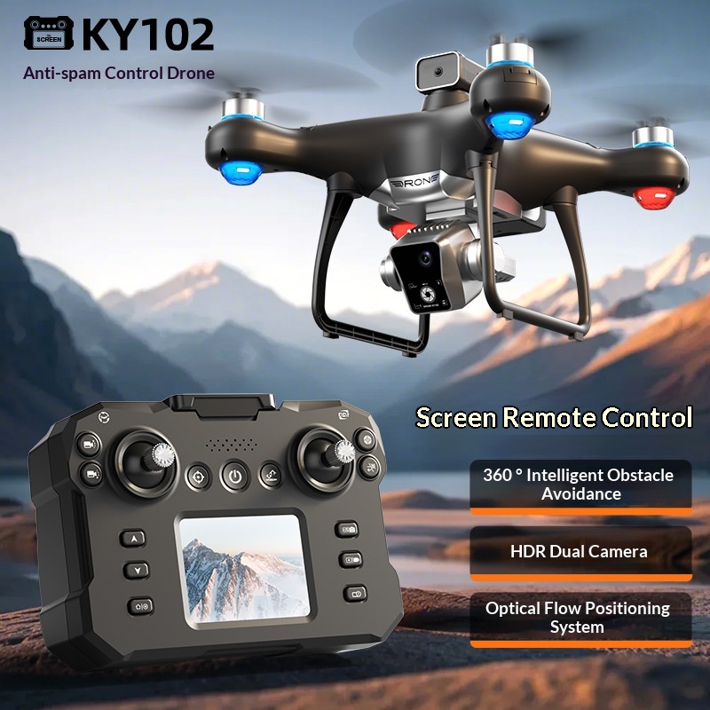 Drone Ky102 Rc - Drone Ky102 4K HD avec double