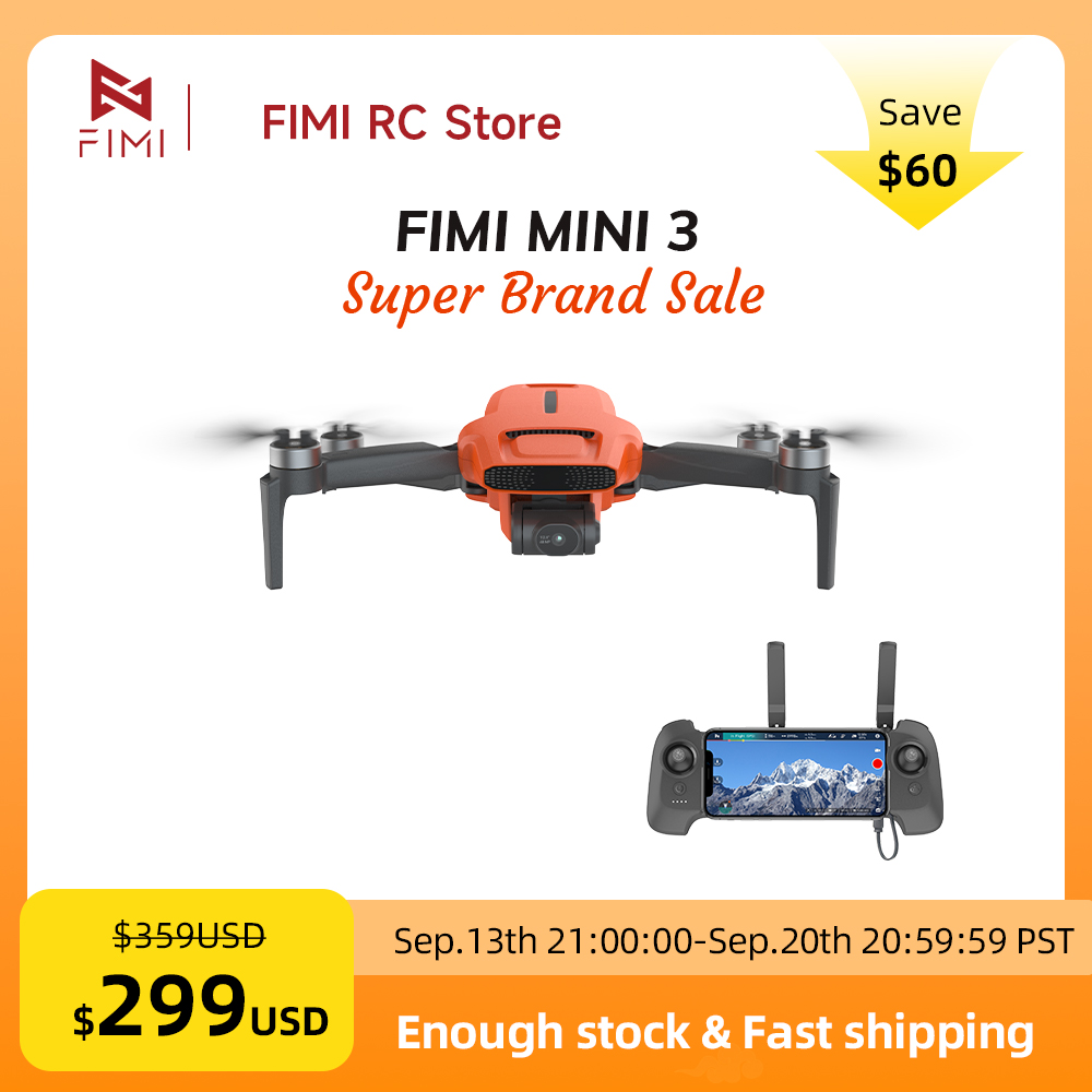 Drone Rc Team City - Drone FIMI MINI 3 avec caméra