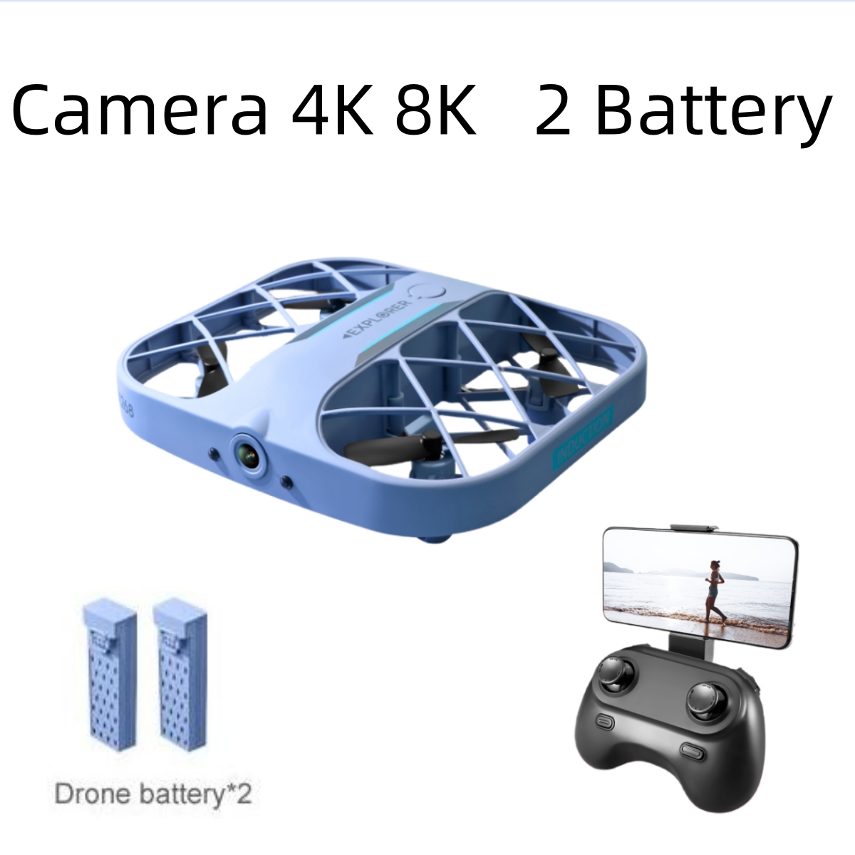 Drone App Rc Fpv - Drone RC JJRC H107 FPV avec
