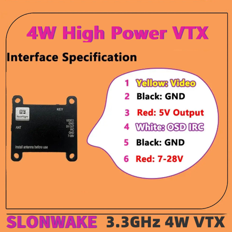 Émetteur vidéo VTX SLONWAKE FP - Drone Rc Controller avis et prix