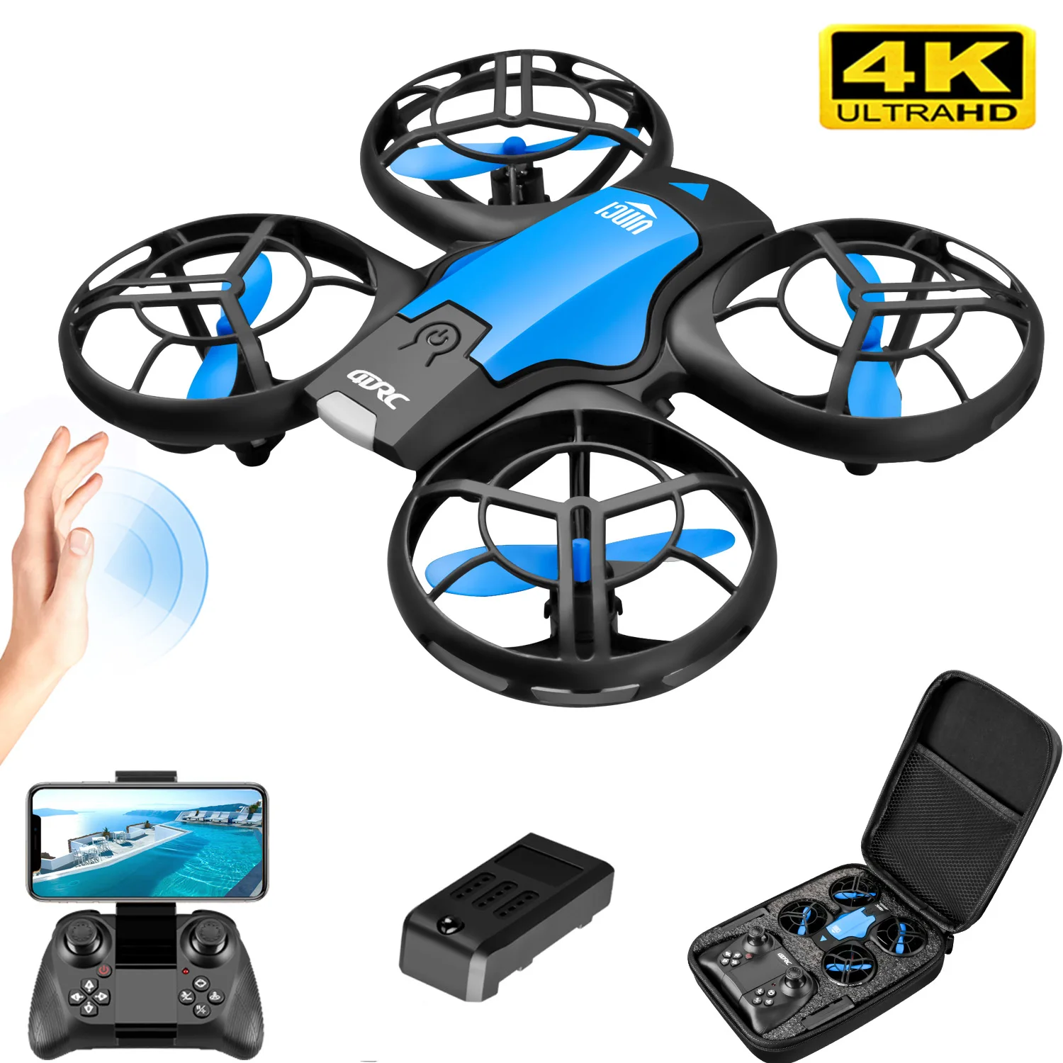 Nouveau mini drone V8 4K profe - Drone App Rc Fpv avis et prix