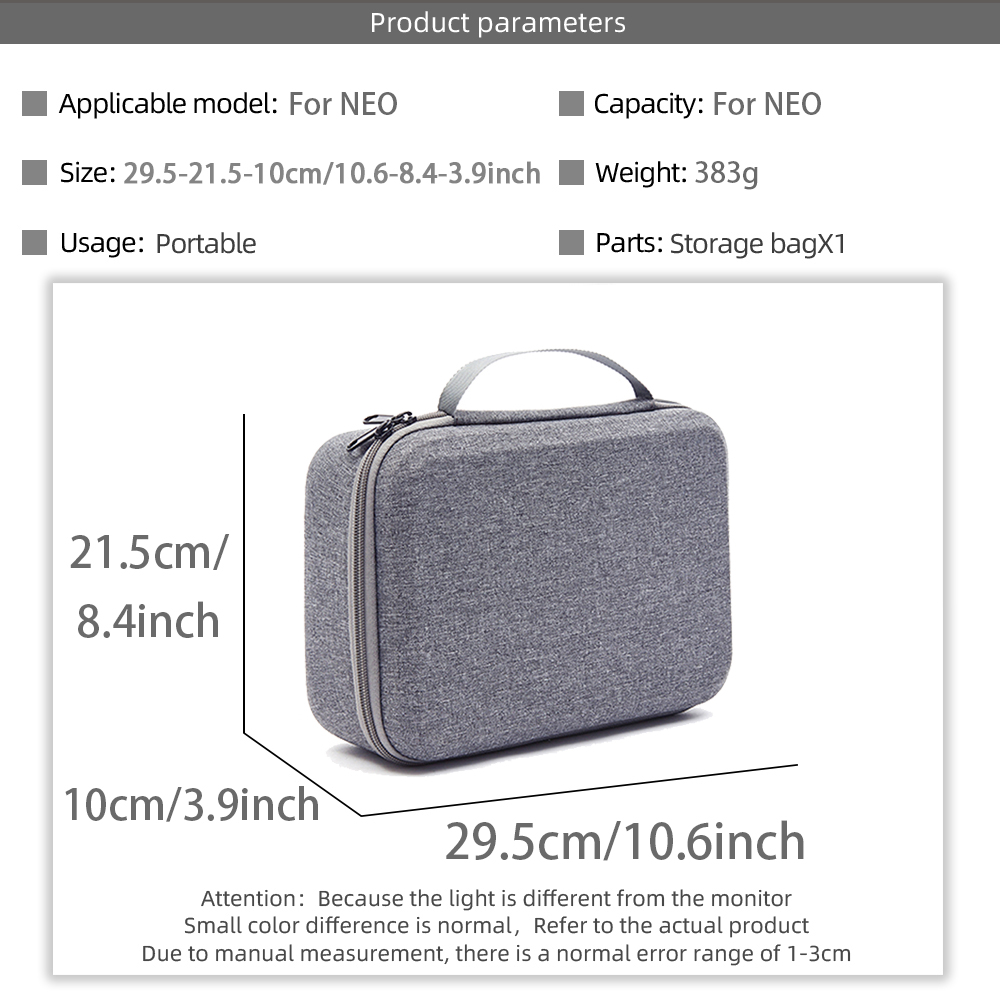 Sac de rangement antichoc pour - Drone Neo Rc avis et prix