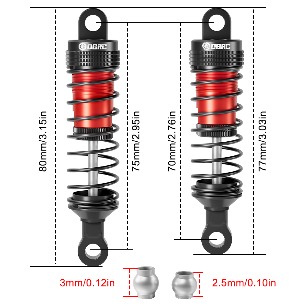 OGRC – amortisseur d'huile en  - Rc Suspension Arm avis et prix