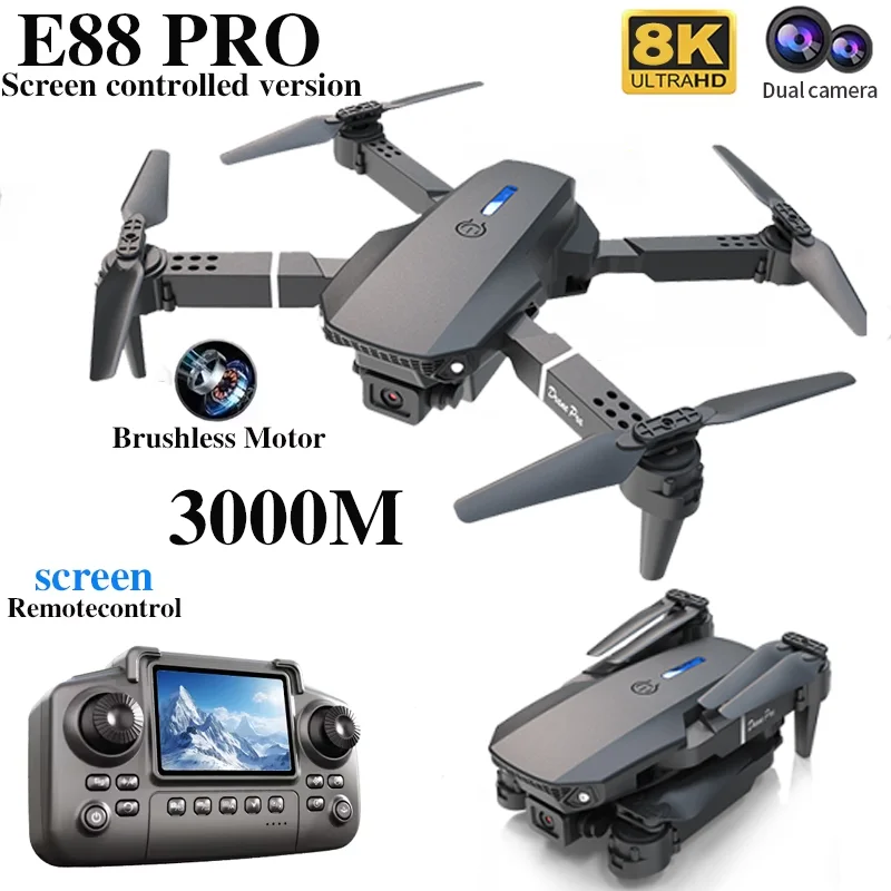 Drone professionnel E88 PRO av - Drone App Rc Fpv avis et prix