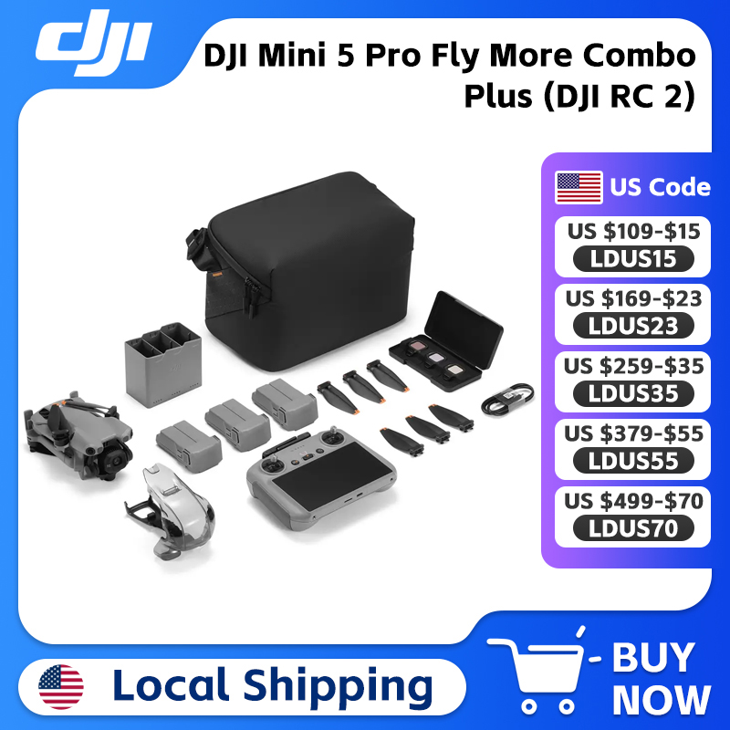 DJI Mini 5 Pro Fly More Combo  - Drone Dji Rc Pro 2 avis et prix