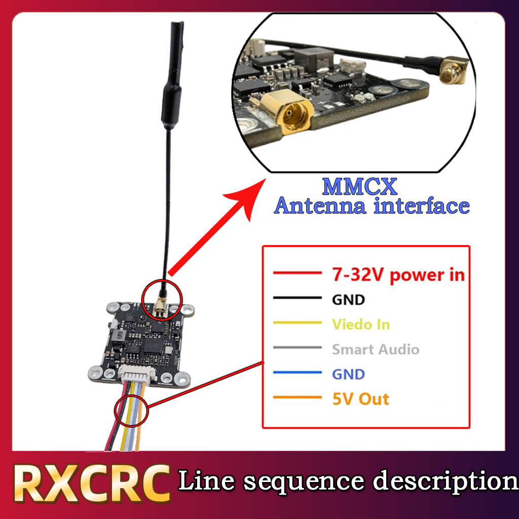 RXCRC 5.8G Module 48CH 1.6W VT - Drone Rc Controller avis et prix
