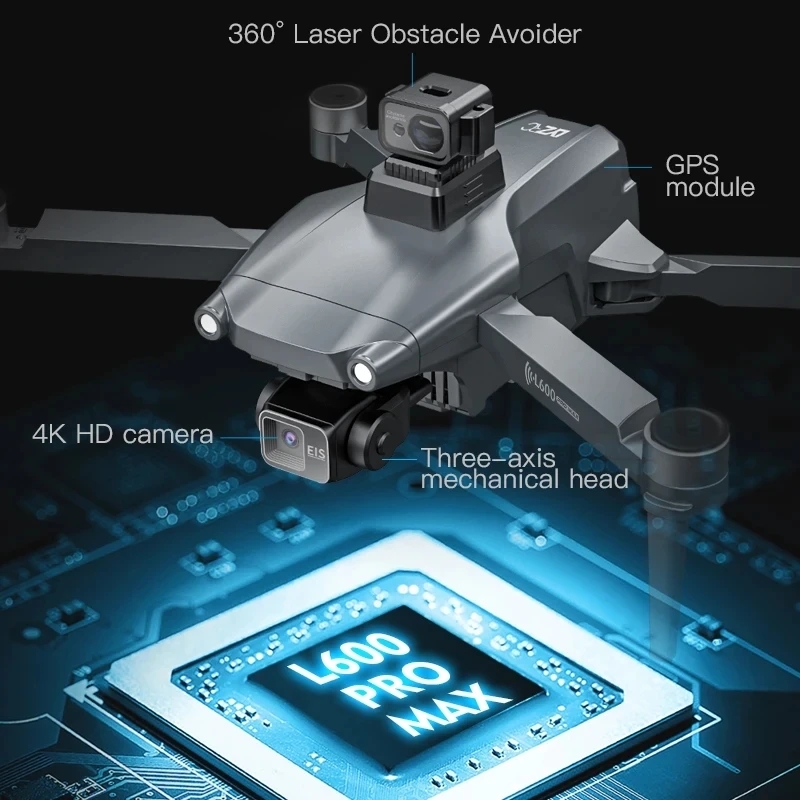 Drone GPS professionnel L600 P - Drone App Rc Fpv avis et prix