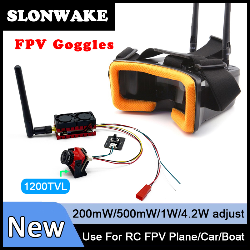SLONWAKE 5.8G 48CH 4.2W transm - Fpv Goggles Headset avis et prix
