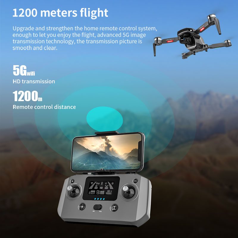 Drone L106 Pro 3 5G WIFI FPV P - Drone App Rc Fpv avis et prix
