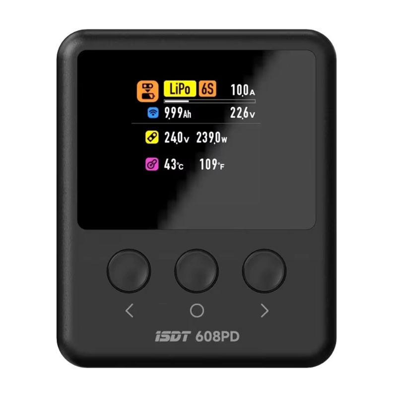 ISDT 608PD DC 240W/10A USB C 1 - Drone Smart Rc avis et prix