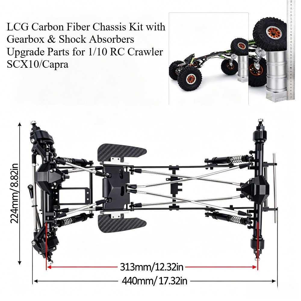 Kit de châssis en fibre de car - Rc Rock Crawler avis et prix