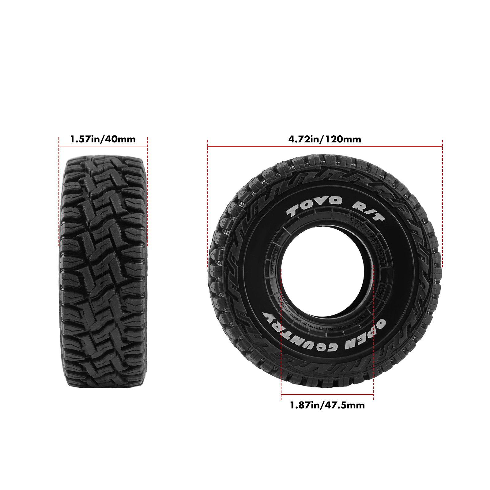 Pneus RC Rock Crawler de 1.9 p - Rc Rock Crawler avis et prix