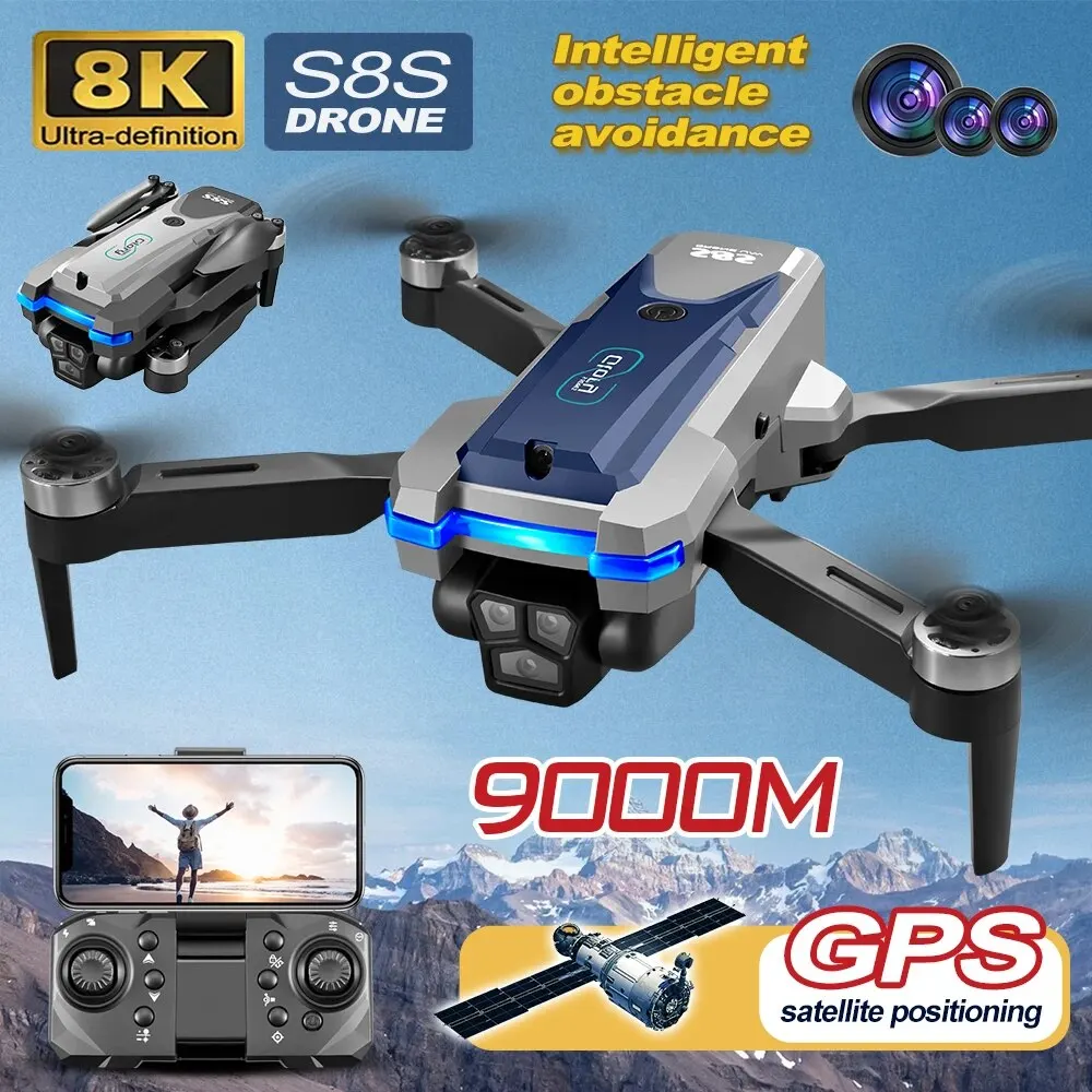Drone GPS S8S 5G Wifi 8K HD po - Drone App Rc Fpv avis et prix
